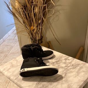 Nautica Kids Black High-Top Sneakers